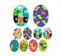 8 patchs sérigraphiés pour enfants à repasser sur les vêtements. Applications thermocollantes pour la réparation et la décoration de pantalons, vestes, pulls, sacs à dos, etc (Dinosaurs)