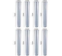8 Pcs Acrylic Test Tubes For Plant Propagation Station Epoxy Silicone Mould Test Tubes Vases For Hydroponic Plants Flowers, Transparent
