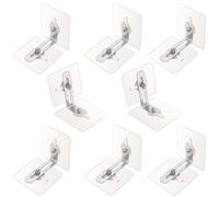 8 Pcs Ancrages Muraux pour Meubles,Ancrage de Sécurité de Meuble Kit de Sangles D'Ancrage de Meubles Anti-Basculement pour Meubles Sangles Anti Bascule pour Meubles Ajustable pour Protection Des Bébés