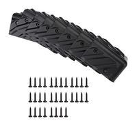 8 Pcs Armoires Protecteur De Coins De Haut-Parleur, Angle Droit Épaississement Guard Wrap Angle Armoires Coin De Bord avec Kits De Vis pour Amplificateur Haut-Parleur Coin Protecteurs Accessoires Outil, 3.1x1.8inch