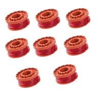 8 Pcs Bobines Fil Coupe Bordure Compatible Worx WA0004.1/WA0010, WG154, WG163 - Ø1,65mm x 3m, 8 Fils Ligne de Remplacement pour Débroussailleuse Électrique