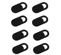 8 Pcs Cache-Webcam, 0.7mm Cache Webcam Slide, Webcam Autocollant, Couverture de Caméra pour Macbook Pro, Macbook Air, Ipad Pro, Portatil, Mac, Pc, Iphone, ASUS, HP, Protéger Votre Vie Privée(Noir)