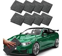 8 PCs Chiffons Nano Anti-Rayures pour Voiture, Compatible Toutes Couleurs de Carrosserie, Efface Rayures Rapide, Réparation Éraflures Légeres sans Polissage et Restaure Brillant(10*20cm)