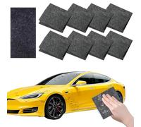 8 PCs Chiffons Nano Anti-Rayures pour Voiture, Efface Rayures Rapide, Compatible Toutes Couleurs de Carrosserie, Réparation Éraflures Légeres sans Polissage et Restaure Brillant(10.1 * 20.1cm)