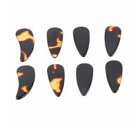 8 Pcs Chinese Zither Finger Picks | Celluloid Guitar/Banjo/Ukulele Plectrums | Guard Fingers & Ease Discomfort for String Instruments