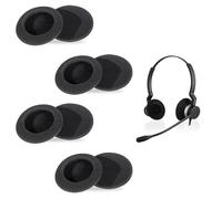 8 Pcs Coussinets de Rechange, Mousse Casque Compatibles avec Casque Sennheiser Séries PC et Plus, 50 mm, Coussinets d’Écouteurs en Mousse Respirante