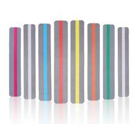 8 pcs de lecture bandes, 18.9x3.1cm / 7.4x1.2 pouces guidés colorés signet de lecture en plastique de lecture en plastique avec des dirigeants de ligne pour les enfants