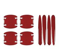 8 pcs Film Protecteur Poignée Portière Voiture,pour Suzuki SX4 Vitara Swift Alto Wagon R Liana Jimny S-Cross Ignis Kizashi,Contre Rayures Poignées Porte Bords Voiture,pour Décoration Protection