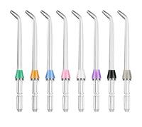 8 PCS Flosser Embouts de Rechange pour Waterpik Water Flosser, Têtes de Recharge de Flosser Têtes de Rechange pour Waterpik, Compatible avec Waterpik Oral Irrigator & Dental Flosser