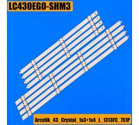 8 PCS For 1 TV Arcelik 43 Crystal 1bery 1tage R 1313David 7S1P L 43VLX7730SP 43VLX7730 43VLX573043 43VLX5730 43GFB7788, AA ZXW65600, 80 pièces ""Nipseyteko®