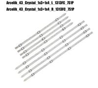 8 PCS For 1 TV Bande LED Pour Arcelik_43_Crystal _ 1x3 + 1x4 _ L R 43VLX7730SP ZCT606-SET ZXZ65600-AA ZXW65600-AA 43GFB7788 43VLX573043 ""Nipseyteko®