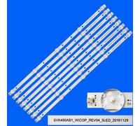 8 pcs For 1 TVs Bande rétroéclairée LED pour 49C310X SVK490AB1_WICOP_Rev04_5LED_20161129 ""Nipseyteko®