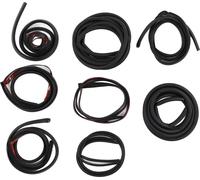 8 PCs Kit de bandes d'étanchéité pour voiture Réduction du bruit du caoutchouc Autocollants de scellement du corps les plus insonorisés Remplacement pour Tesla -Modèle Y.
