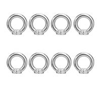 8 PCS Lifting Ring, M5 Male Thread Eye Bolts, For Marine Bolts and Engineering Lifting Equipment Anneaux De Levage M5 En Acier Inoxydable, Boulon Avec Filetage Piton à Visser