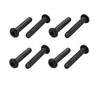 8 pcs M5x30mm 10.9 Grade Hex Socket Inverse Gauche Filetage Vis Vis Boulon Noir