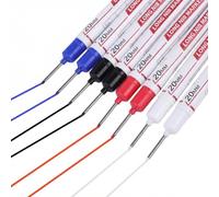8 Pcs Marqueur Trou Profond, Marqueur Charpentier, Deep Hole Markers, 20mm Long Nib Marker Crayon Chantier Marqueurs Chantier, Marqueurs Charpentier pour Bois Métal (Noir, Bleu,Rouge, Blanc) (8)