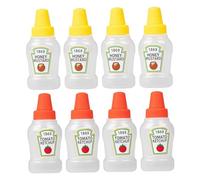 8 pcs mini bouteilles de ketchup mini bouteilles de ketchup 25 ml mini-bouteilles de condiments