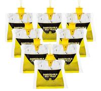 8 Pcs Piège à mouches,Pièges à insectes,Portable Tue-mouches Pour le jardin,la cuisine,24.5 * 21 * 8cm