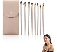 8 Pcs Pinceaux Maquillagepinceaux Maquillages Yeuxpinceau Estompeur Yeux,Pinceau De Maquillage Eye-Linerpour Sourcils Yeux Cilsangle Incliné Ultra Fin