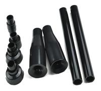 8 Pcs Pond Pump Nozzle Kit Plastic Fountain Nozzle Heads Waterfall Heads Set for Fish Tank Pool Garden Fountain Pump