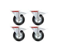 8 pcs Roulettes pivotantes 160 mm