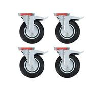 vidaXL 8 pcs Roulettes pivotantes 200 mm G