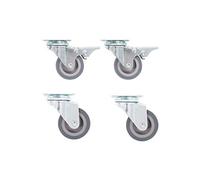 8x Roulettes Pivotantes 50 mm Meuble Chariot Roulant Etagère à Livre vidaXL