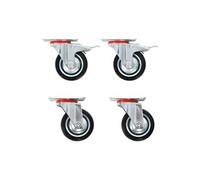 32x Roulettes Pivotantes 75 mm Etabli Panier d'Achat Chariot Roulant vidaXL