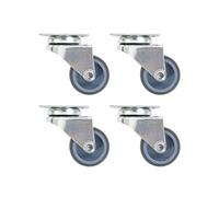 8 pcs Roulettes pivotantes doubles 50 mm