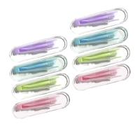 8 PCS Silicone Contact Lens Inserter Portable Contact Lenses Applicateur avec pincettes et lentilles de stockage Contact Lenses APPLICATEUR Outil de dispositif de contact pour les yeux réutilisable