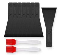 8 PCS Spatule Raclette, Petites Spatules Crêpes, Ustensiles de Cuisine en Nylon Anti-Rayures, Spatule à Raclette et Spatula for Crepe Party pour Raclette et Crêpière