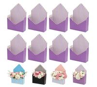 8 Pcs Valentine Envelope Boxes Envelopes Gift Box for Valentines Day Flower Bouquet Romantic Gift Folding Envelope Boxes for Flowers Wedding Valentine’s Day Party Proposal Decorative