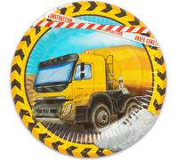 8 petites assiettes Chantier Party