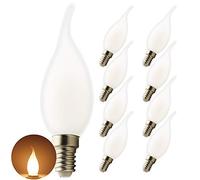 8 pièce -C35L LED 5 W LED Ampoule à filament Blanche Chaude 2700K, 360 ° Angle de faisceau, Non Dimmable, 450LM, ampoule LED, E14 vis,Lustre/applique murale ampoule LED