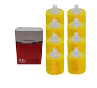 8 Pièce Filtre À Huile Moteur 04152-37010/03002/40060/ YZZA6/YZZA7/B1010 Est Compatible Avec TOYOTA.