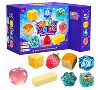 8-Piece Set Mystery Box, Blind Box Malt Sugar, Creative Slow-Return Squishy, Squishy Fidget pour Soulager Le Stress et Le Anxiété,Jouet Anti-Stress pour Enfant & Adulte