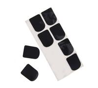 8 pièces 0.8mm noir caoutchouc saxophone saxo clarinette embouchure patchs coussins tampons