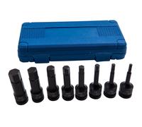 Jeu de Douilles Hexagonales 8 Pièces 1/2 "Impact Hex Allen Bit Socket H5 à H19