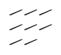 8 Pièces 1U 19 Pouces Rack Mount Plaque D'Obturation Montage en Rack Blanc Brosse Réseau Panneau Serveur Armoire Gestion des Câbles