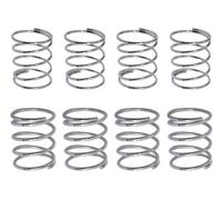 8 pièces 2 LB 4 LB ressorts en acier inoxydable pour manettes triple et jlf compatibles avec les manettes de boîte de jeu (4 pièces 4 LB + 4 pièces 2 LB ressorts)