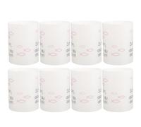 8 Pièces Abat-jour en Plastique, Cylindre Décoratif Ajouré | Diffuse une Lumière Plus Douce, Protège la Flamme, Réutilisable, pour Bougies Piliers et Chauffe-plat