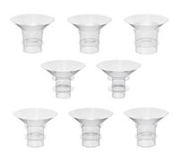 8 Pièces Adaptateur Téterelle Insert de Bride Silicone Blanc