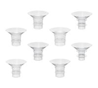 8 Pièces Adaptateur Téterelle Insert Silicone Blanc 13mm 15mm