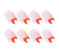 8 Pièces Aiguille de Phonographe en Rubis Rouge ABS | Compatible Platine Vinyle et Lecteur Vinyle, Structure Solide, Changement Simple, Couleur Rouge