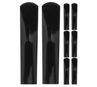 8 Pièces Anches de Saxophone Alto en Résine 2.5, Noires, pour Bec | Remplacement Polyvalent, Son Constant et Fatigue Orale Réduite, pour Étudiants Débutants, Accessoires Musique
