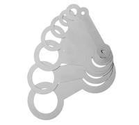 8 Pièces Anneaux de Nivellement de Patin pour Saxophone, Kit Cd07 | Réparation Multi-usage, Installation et Retrait Faciles, Métal Argenté, pour Clarinette et Saxophone