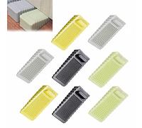 8 Pièces Arrêt Cale Caoutchouc Stop au Porte, Cale de Porte en Caoutchouc Gris, Cale Porte Bloc Silicone, pour Maison, Bureau, Chambre d'Enfant