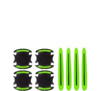 8 Pièces Autocollants Poignée Protection pour VW Arteon 3H7 Golf Mk7 Typ 5G Mk8 CD1 ID.3 ID.7 Jetta A7 Passat B8 B9, Protection Portiere Voiture Anti Rayures Protege Porte Voiture,A/Green