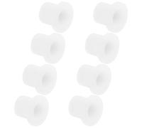 8 Pièces Bague de Charnière pour Congélateur en Plastique Blanc, 8 MM | Restaure L’alignement, Soutient le Pivot de Porte, Réduit la Friction, pour Congélateurs et Réfrigérateurs Domestiques