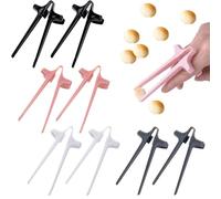 8 Pièces Baguettes à Doigts sans Mains, Baguettes De Doigt pour Les Joueurs, Collation en Plastique, Pinces À Collation, Pinces À Snack